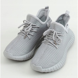 Zapatilla deportiva calcetines grises 7817 Gris 1