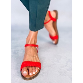 Sandalias de mujer naranja WL061 Orange 2
