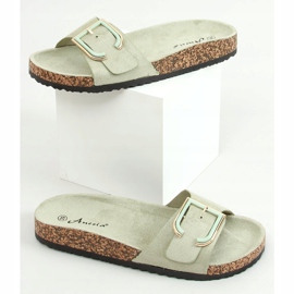Pantuflas de corcho Celadon N-111 Verde 1 Pantuflas de corcho Celadon N-111 Verde 1