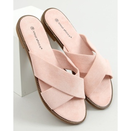 Chanclas cruzadas rosa de mujer 5143 Pink rosado 1