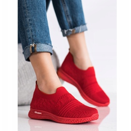 Zapatillas sin cordones rojas MCKEYLOR rojo 1 Zapatillas sin cordones rojas MCKEYLOR rojo 1