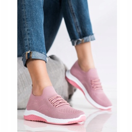 Camo Zapatillas rosa caladas rosado 1