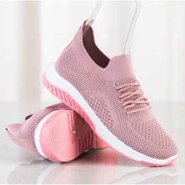 Camo Zapatillas rosa caladas rosado 2