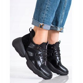 Weide Zapatillas Negras negro 1