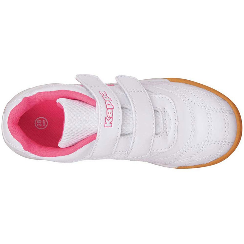 Zapatillas Kappa Kickoff K para niños gris-rosa 260509K 1027 blanco blanco 1