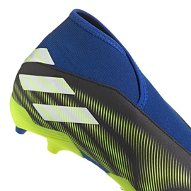 Zapatillas de fútbol Adidas Nemeziz.3 Ll Fg azul-verde FW7411 blanco, negro, azul, amarillo 4