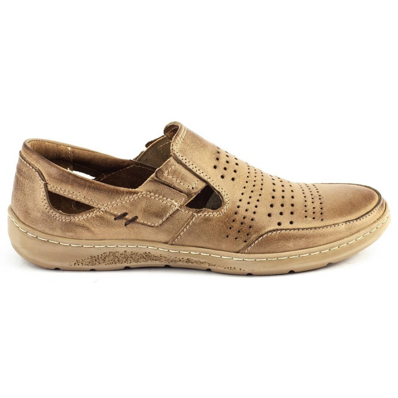 KOMODO Zapatos de hombre calados 863 para el verano beige 1 KOMODO Zapatos de hombre calados 863 para el verano beige 1
