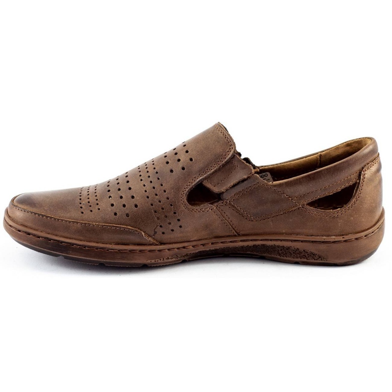KOMODO Zapatos de hombre calados 863 para verano marrón 1 KOMODO Zapatos de hombre calados 863 para verano marrón 1