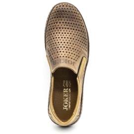 Joker Zapatos de verano sin cordones para hombre marrones 730J marrón 10