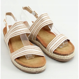 Sandalias alpargatas en blanco y beige FD-50 Blanco 1 Sandalias alpargatas en blanco y beige FD-50 Blanco 1