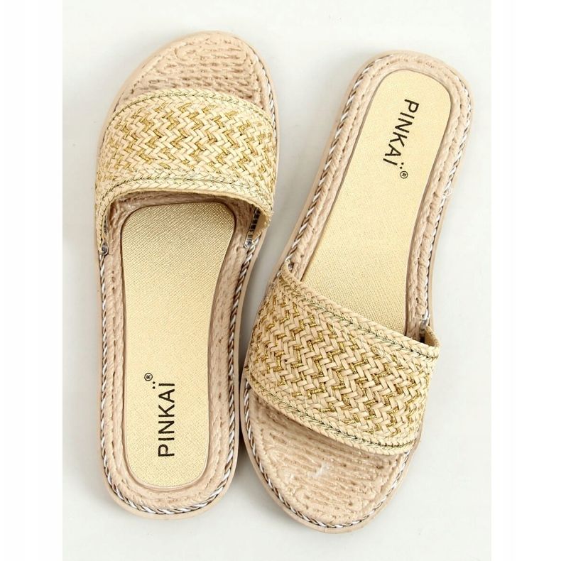 Pantuflas de mujer beige LS002 Beige 1
