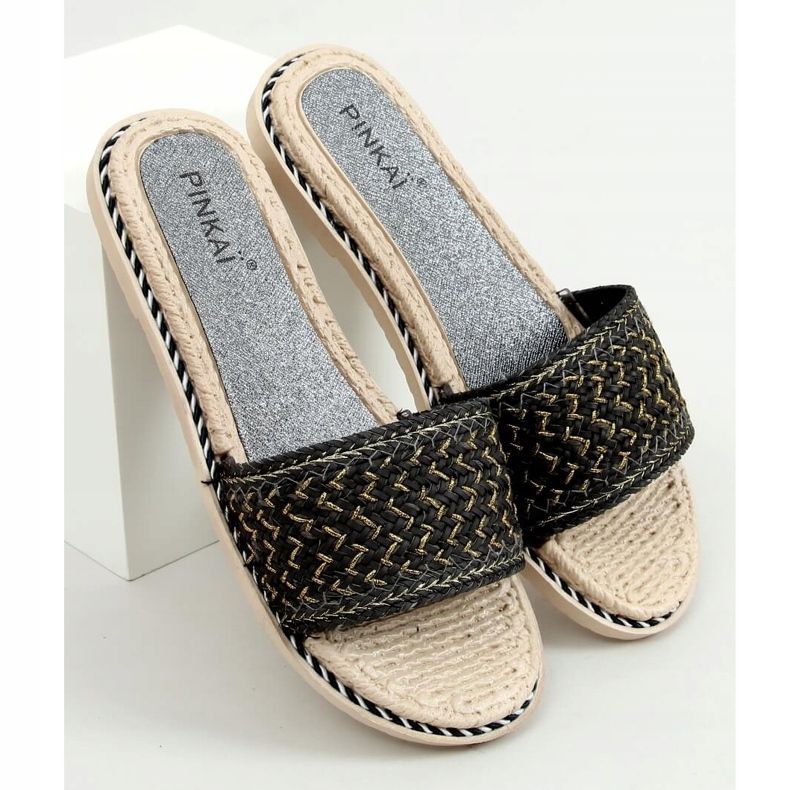 Pantuflas negras de mujer negras LS002 Negra negro 1