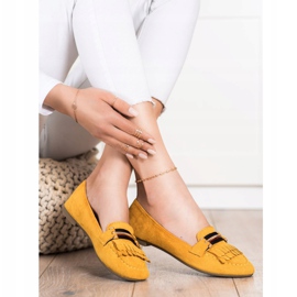 Anesia Paris Mocasines con estilo amarillo 3