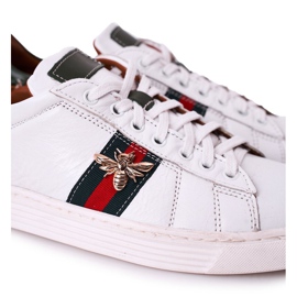 Bednarek Polish Shoes Zapatos De Cuero De Hombre Sneakers Bednarek Blanco 3