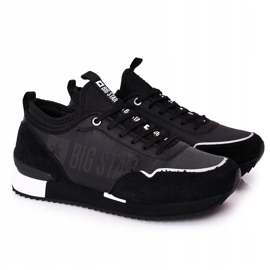 Calzado deportivo para hombre Memory Foam Big Star HH174212 Negro 4