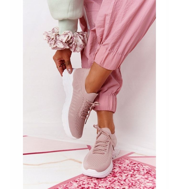 PS1 Calzado deportivo de mujer Sneakers Pink Ruler blanco rosa 2