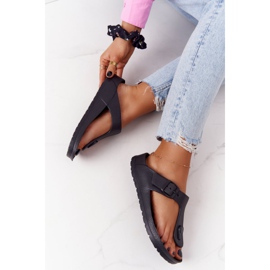 NEWS Chanclas de Goma Mujer Negra Alma negro 6