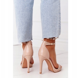 PG1 Sandalias elegantes en un glamour desnudo de tacón alto rosado 3