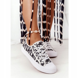 PS1 Zapatillas de deporte para mujer Logged Day Off en blanco y negro 2