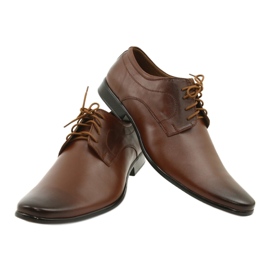 Olivier 108 zapatos formales de hombre marrón 14