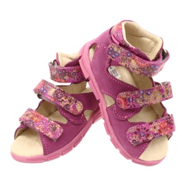 Mazurek Sandalias de cuero altas de chicas 291 rosa rosado 4
