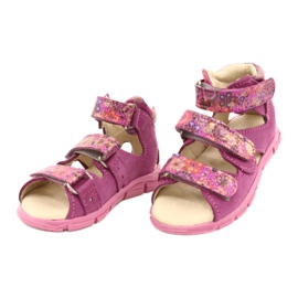 Mazurek Sandalias de cuero altas de chicas 291 rosa 2