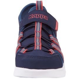 Zapatos para niños Kappa Kyoko, azul marino y naranja 260884K 6744 3