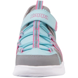 Zapatos para niños Kappa Kyoko azul-gris 260884K 6316 rosado 3