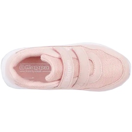 Zapatos infantiles Kappa Cracker Ii K rosa y blanco 260647K 7110 rosado 1