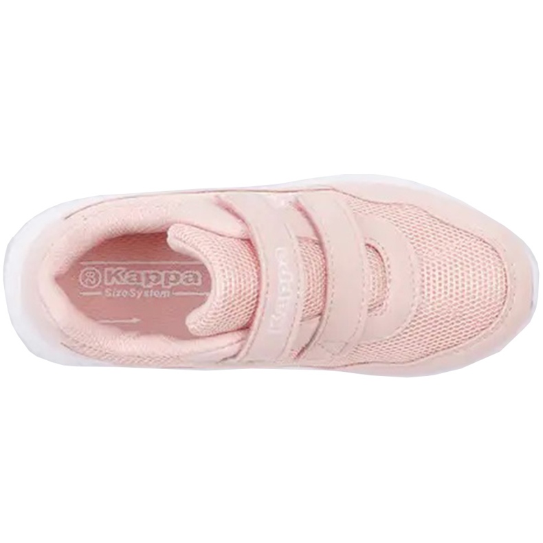Zapatos infantiles Kappa Cracker Ii K rosa y blanco 260647K 7110 1