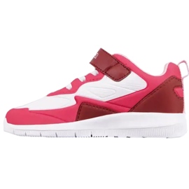 Zapatos para niños Kappa Durban Pr K blanco y rosa 260894PRK 1022 1