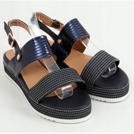 Sandalias azul marino para mujer YQ16 Azul 1