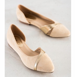 SHELOVET Bailarinas con estilo beige 1
