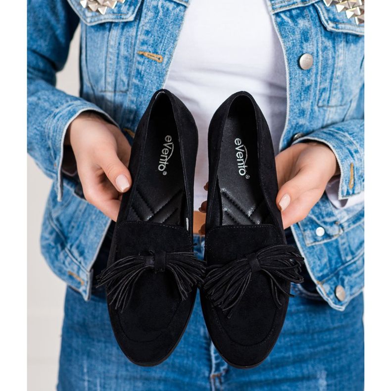 Evento Señores de ante con flecos negro 2