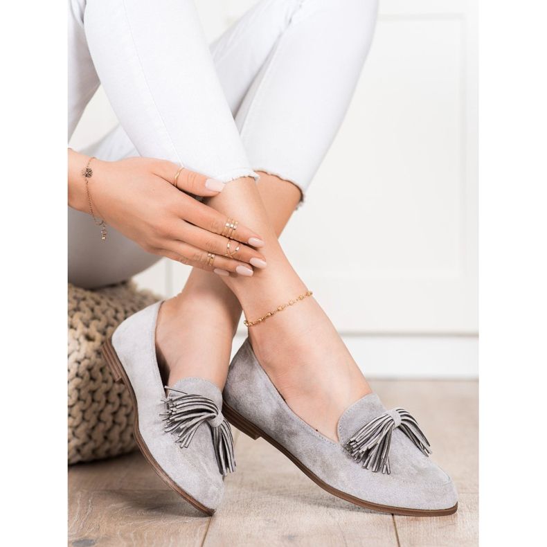 Evento Señores de ante con flecos gris 2 Evento Señores de ante con flecos gris 2