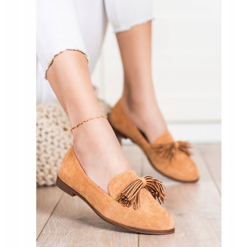 Evento Señores de ante con flecos marrón 1