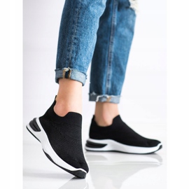 SHELOVET Zapatillas sin cordones negro 3