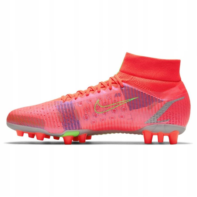 Zapatillas de fútbol Nike Superfly 8 Pro Ag M CV1130-600 coral rojo 1