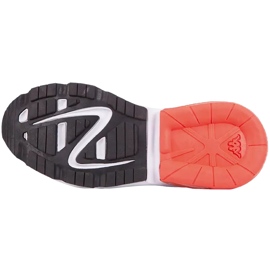 Zapatos Kappa Yero negro-gris-coral 243003 1129 rojo 3
