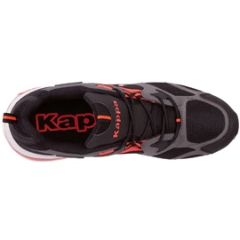 Zapatos Kappa Yero negro-gris-coral 243003 1129 rojo 1