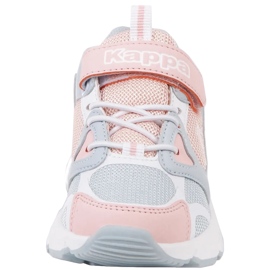 Zapatos para niños Kappa Yero rosa-gris-blanco 260891K 6527 rosado 4