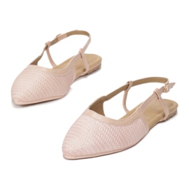 Vices Sandalias femeninas 3296-14 Beige-rosa rosado 1