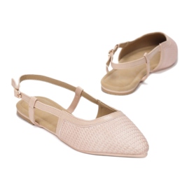 Vices Sandalias femeninas 3296-14 Beige-rosa rosado 2