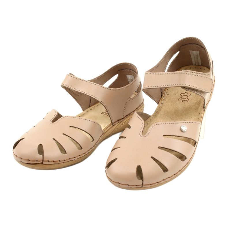 Zapatos de mujer Inblu 158D124 beige 3