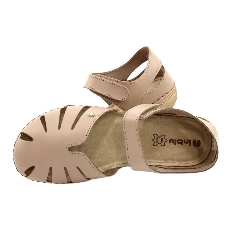 Zapatos de mujer Inblu 158D124 beige 4