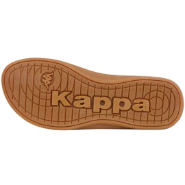 Pantuflas de mujer Kappa Fayola beige 242980 4150 marrón 3