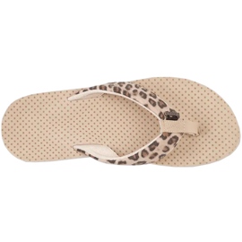 Pantuflas de mujer Kappa Fayola beige 242980 4150 marrón 2