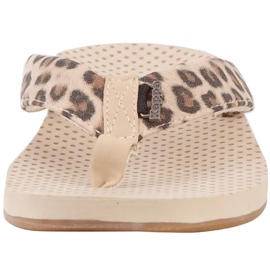 Pantuflas de mujer Kappa Fayola beige 242980 4150 marrón 4
