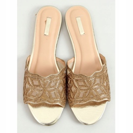Gold 1BJ-19360 Pantuflas Gold para mujer dorado 3