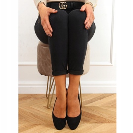 Black CC212P Bailarinas negras de gamuza lisa negro 1 Black CC212P Bailarinas negras de gamuza lisa negro 1